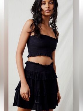 NWT FREE PEOPLE THALIA SKIRT SET